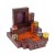 Klocki magnetyczne Minecraft 128szt. konstrukcyjne sześciany + 4 FIGURKI