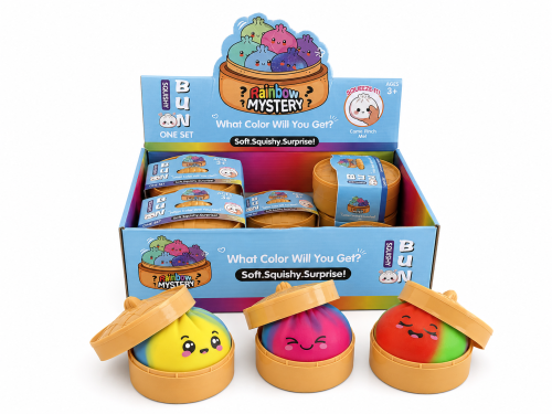 Gniotek Antystresowy Pieróg Dumpling XXL Squishy w Pudełku Mystery ściskacz